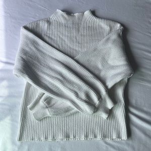 Catherine Malandrio white rip sweater